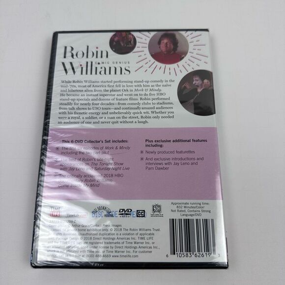 Robin Williams Comic Genius Volume 2 DVD Comedy Time Life - Picture 2 of 4